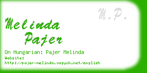 melinda pajer business card